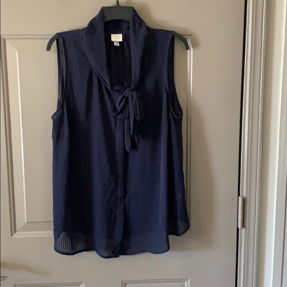 A New Day Sheer sleeveless top
